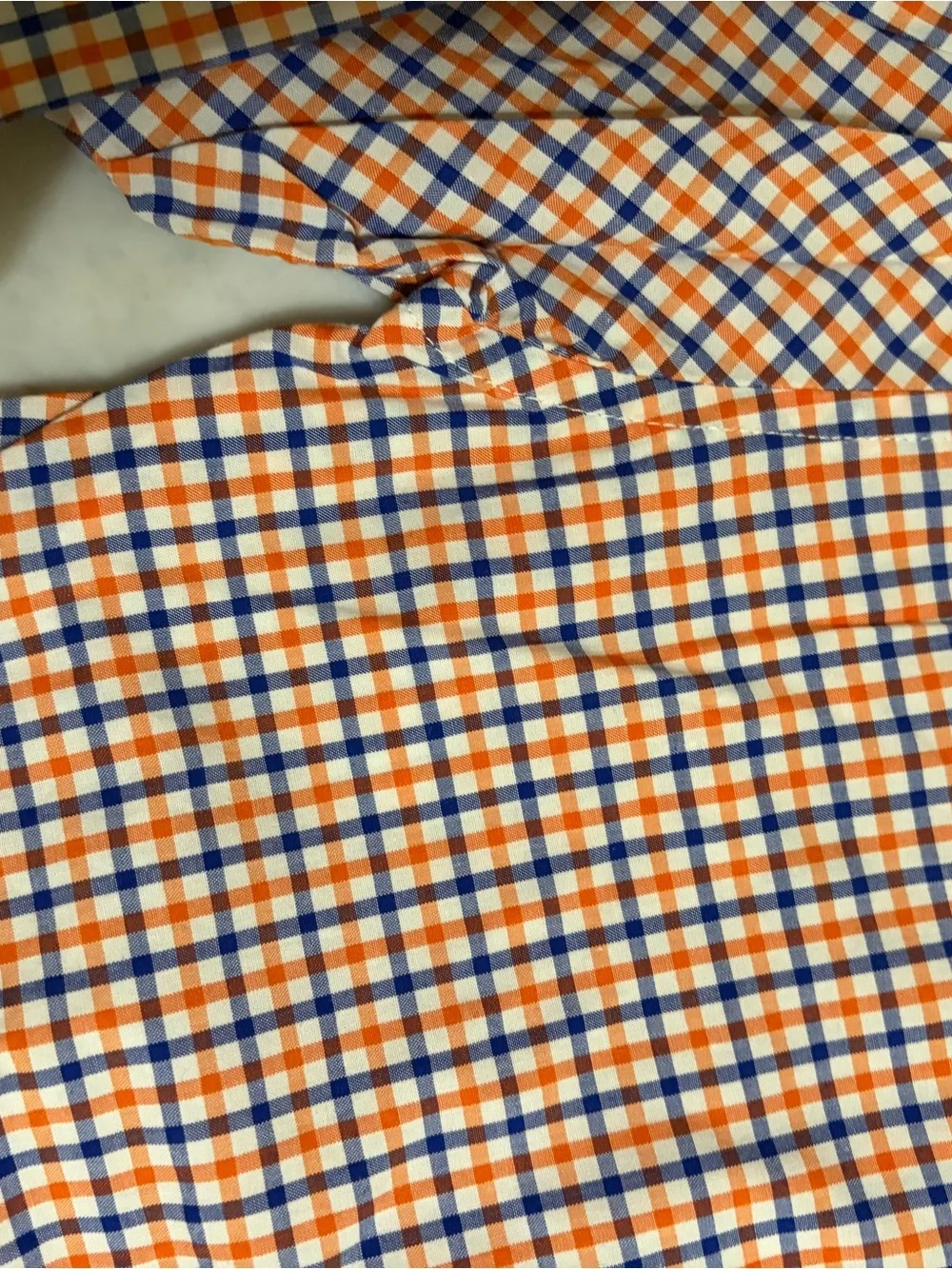 Polo Ralph Lauren boys  Orange & Blue Check Button-Down Shirt